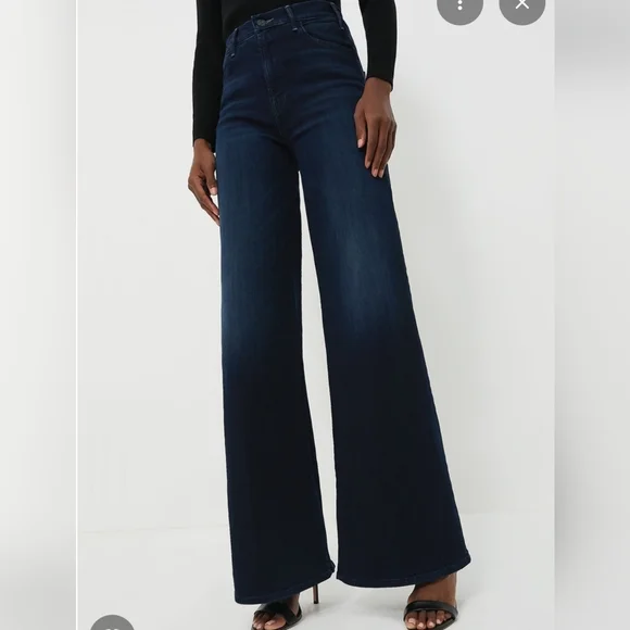 Mother The Hustler Roller Sneak Jeans in Karaoke In Kyoto - Picture 7 of 8